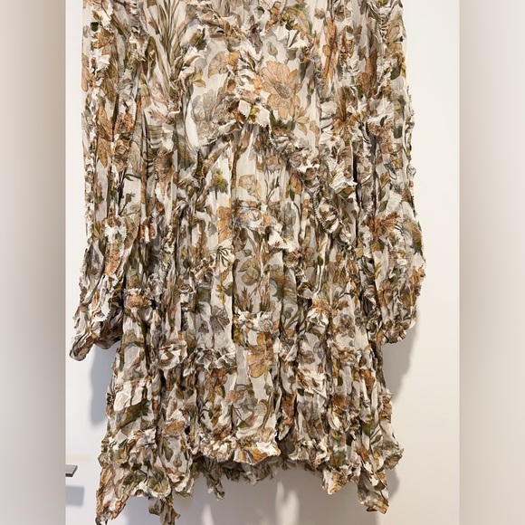 NWT AU2 Zimmermann Chintz Floral Frill Minidress - Picture 7 of 16